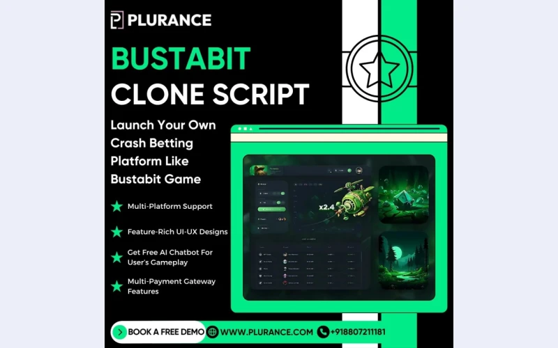 Build a Thrilling Crash Game with Plurance’s Bustabit Clone Solution